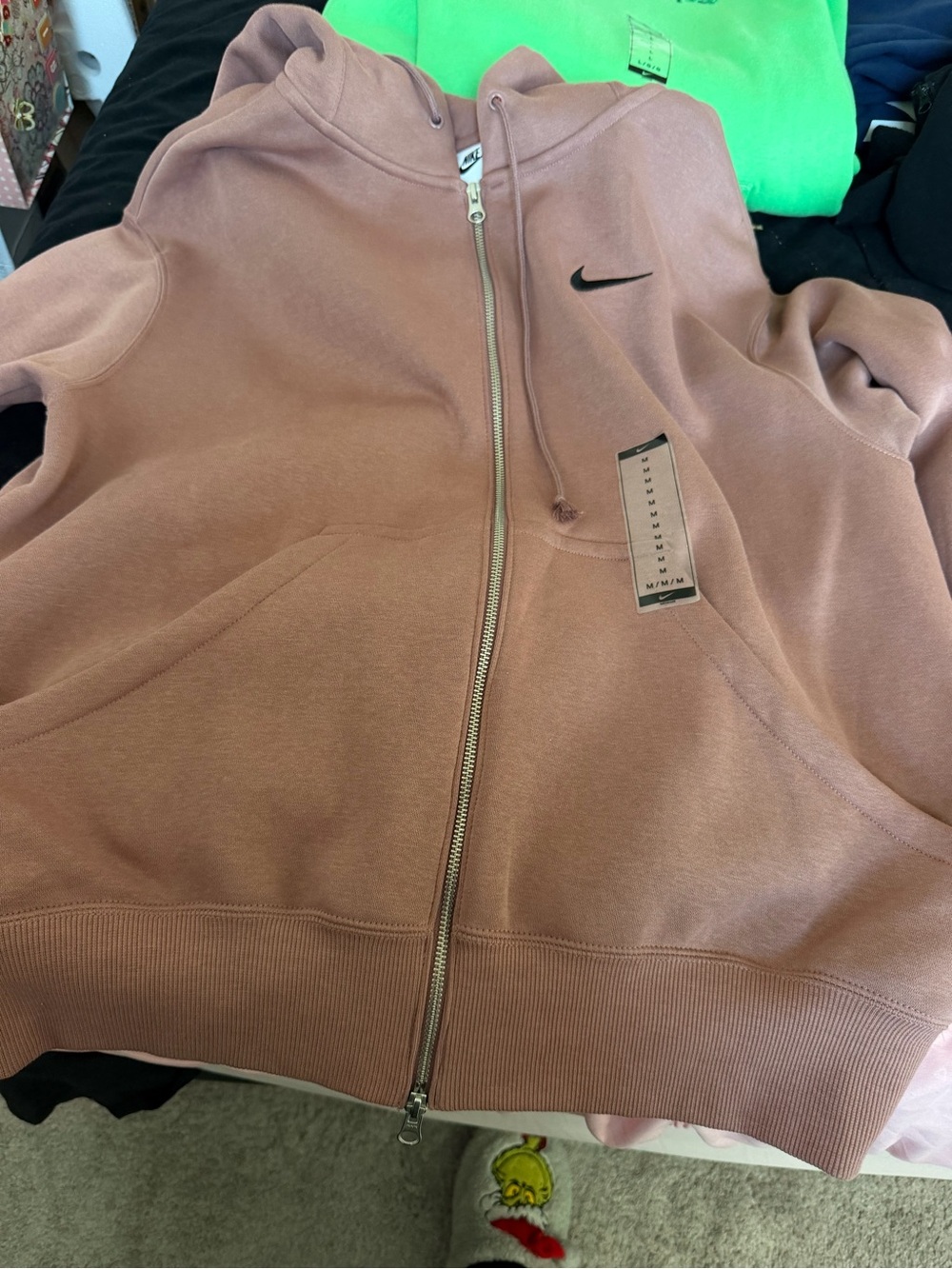 Nike Women’s Mauve Full-Zip Hoodie Jacket